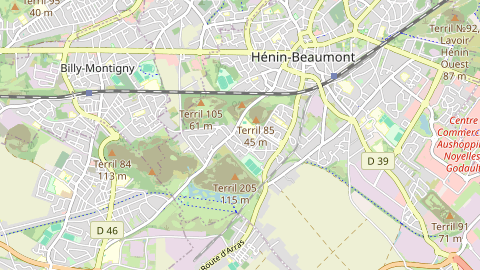 Carte de localisation de l'évènement