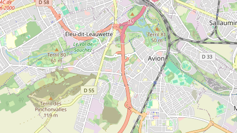 Carte de localisation de l'évènement