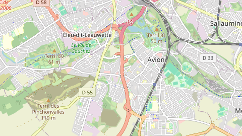 Carte de localisation de l'évènement