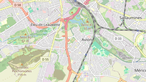 Carte de localisation de l'évènement