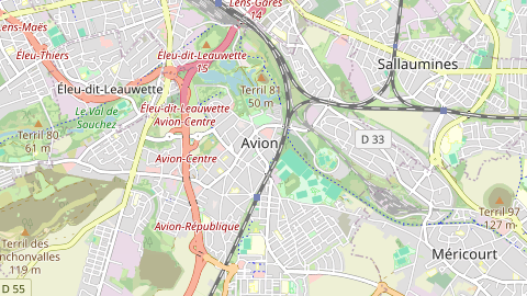 Carte de localisation de l'évènement