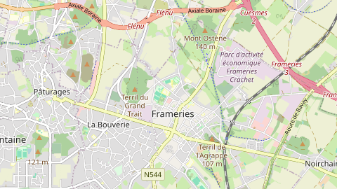 Carte de localisation de l'évènement