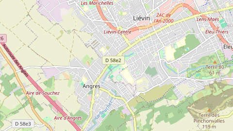 Carte de localisation de l'évènement
