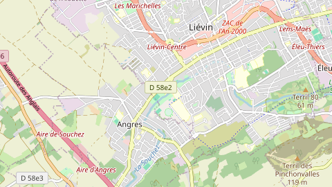 Carte de localisation de l'évènement