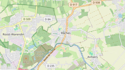 Carte de localisation de l'évènement