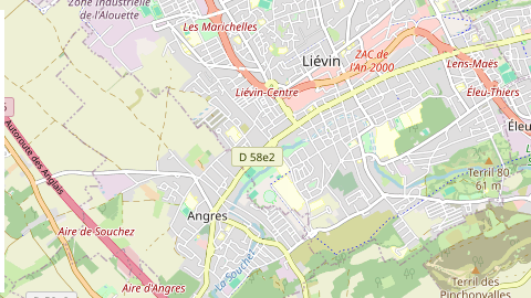 Carte de localisation de l'évènement