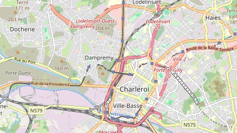 Carte de localisation de l'évènement