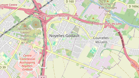 Carte de localisation de l'évènement