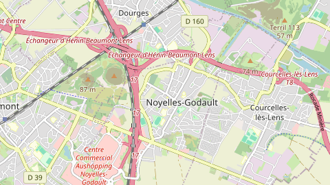 Carte de localisation de l'évènement