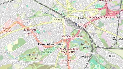 Carte de localisation de l'évènement