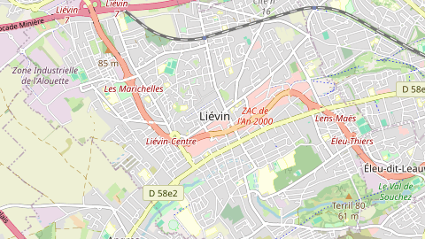 Carte de localisation de l'évènement