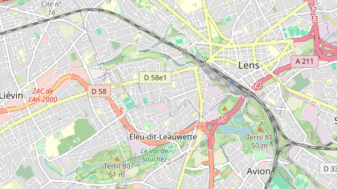 Carte de localisation de l'évènement