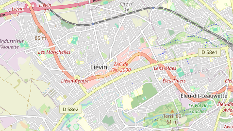 Carte de localisation de l'évènement