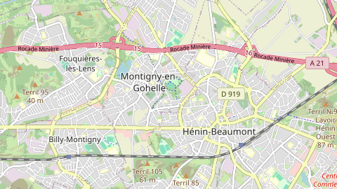 Carte de localisation de l'évènement