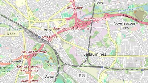 Carte de localisation de l'évènement