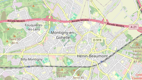 Carte de localisation de l'évènement