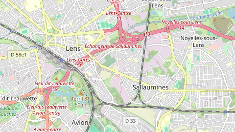 Carte de localisation de l'évènement