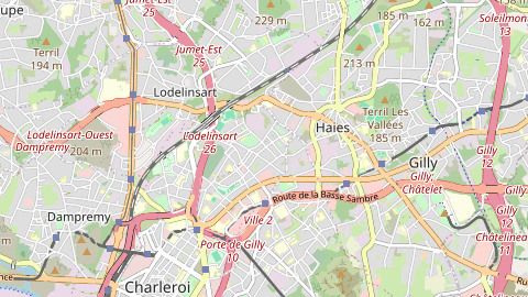 Carte de localisation de l'évènement