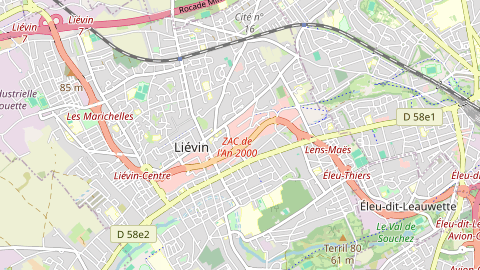 Carte de localisation de l'évènement