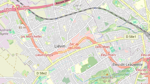 Carte de localisation de l'évènement