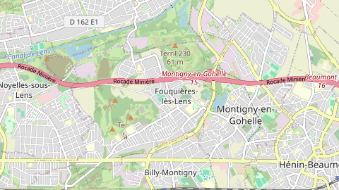 Carte de localisation de l'évènement