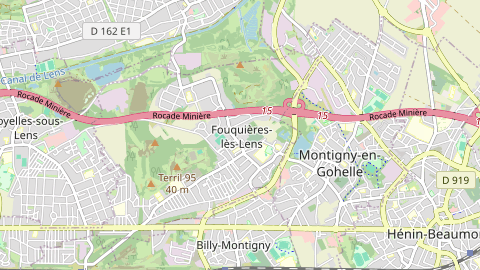 Carte de localisation de l'évènement