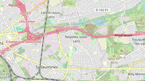 Carte de localisation de l'évènement