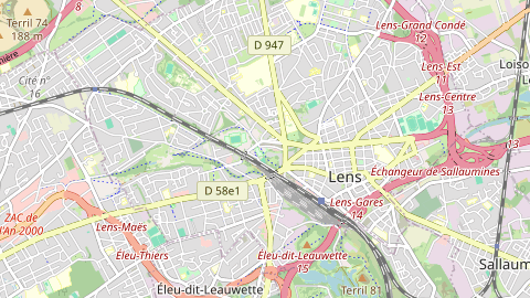 Carte de localisation de l'évènement