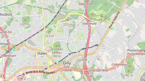 Carte de localisation de l'évènement