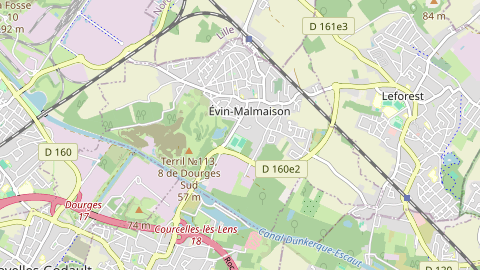 Carte de localisation de l'évènement