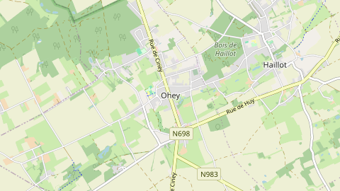 Carte de localisation de l'évènement