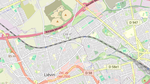 Carte de localisation de l'évènement