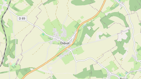 Carte de localisation de l'évènement