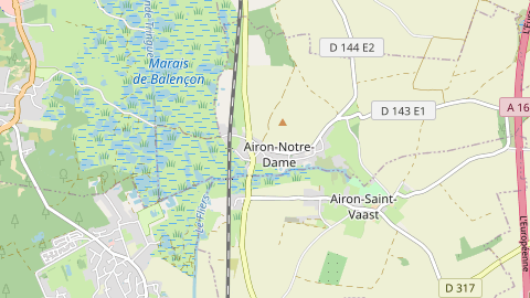 Carte de localisation de l'évènement