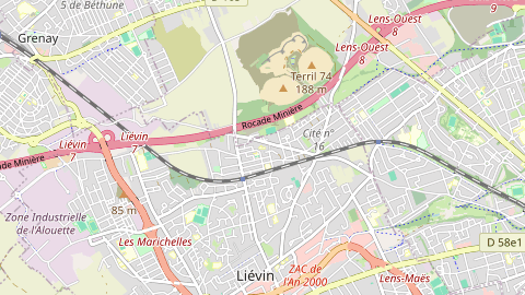 Carte de localisation de l'évènement