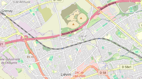 Carte de localisation de l'évènement