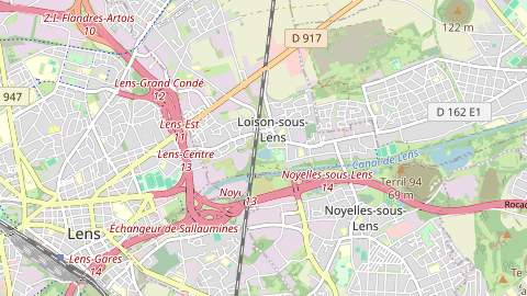 Carte de localisation de l'évènement