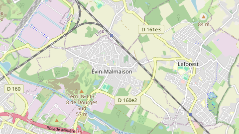 Carte de localisation de l'évènement