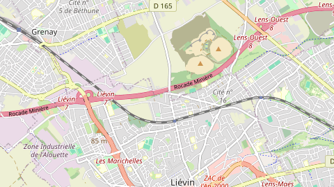 Carte de localisation de l'évènement