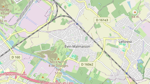 Carte de localisation de l'évènement