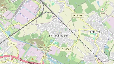 Carte de localisation de l'évènement