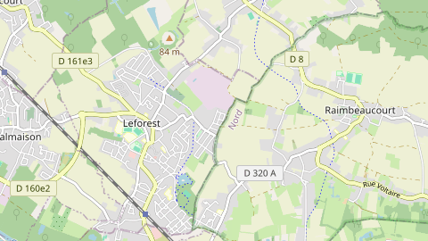 Carte de localisation de l'évènement
