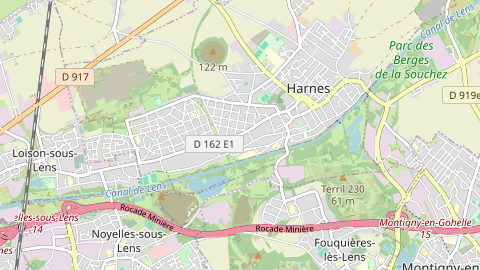 Carte de localisation de l'évènement