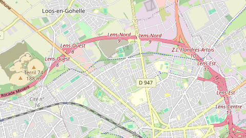 Carte de localisation de l'évènement