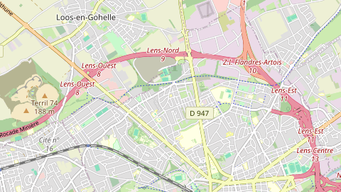 Carte de localisation de l'évènement