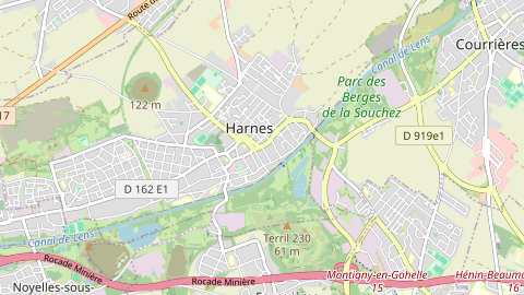 Carte de localisation de l'évènement