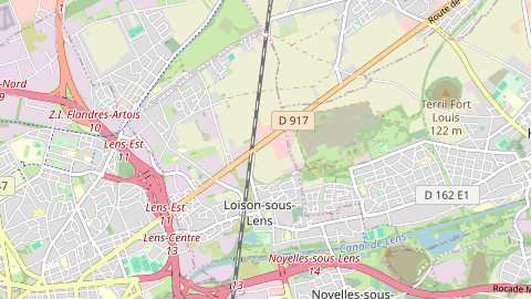 Carte de localisation de l'évènement