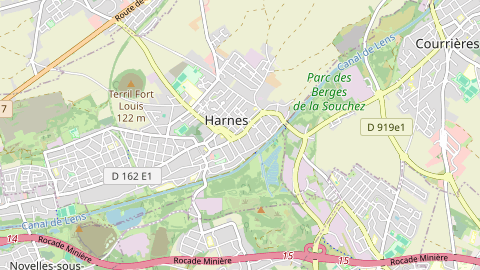Carte de localisation de l'évènement