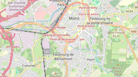 Carte de localisation de l'évènement