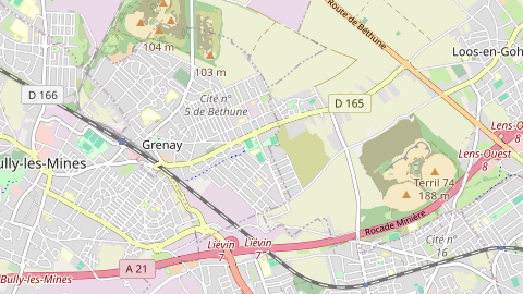 Carte de localisation de l'évènement